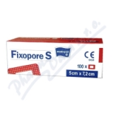 Fixopore S 5 x 7. 2 cm  100 ks steriln nplast