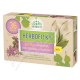 Herbofitky s jitrocelem a vit. C 36ks