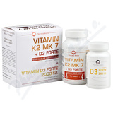 Vit. K2 MK7+D3 For. tbl. 125+Vit. D3 For. 2000I. U. 30tbl