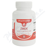 Uniospharma Zinek 15mg v cheltov vazb tbl. 90