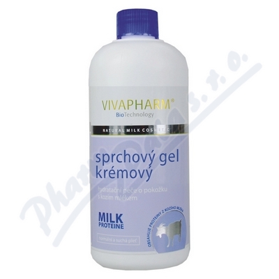 Sprchov gel krmov s kozm mlk.Vivapharm 400ml