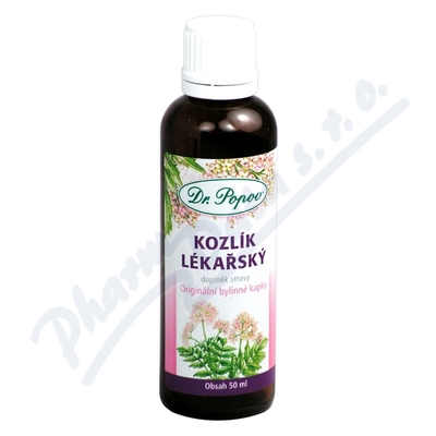 Kapky bylinn Kozlk lkask Dr.Popov 50ml