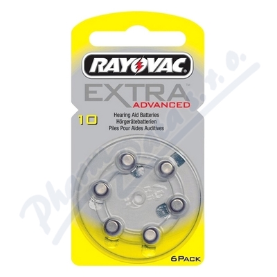 Rayovac Extra Adv.10 baterie do naslouchadel 6ks