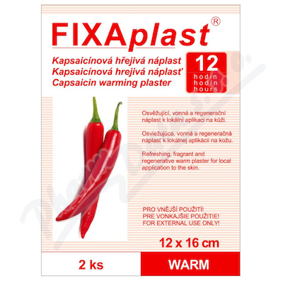 Hejiv nplast Fixaplast WARM 12x16cm 2ks