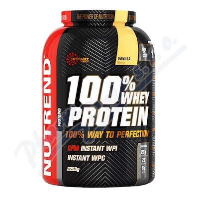 NUTREND 100% Whey Protein 2250 g vanilka