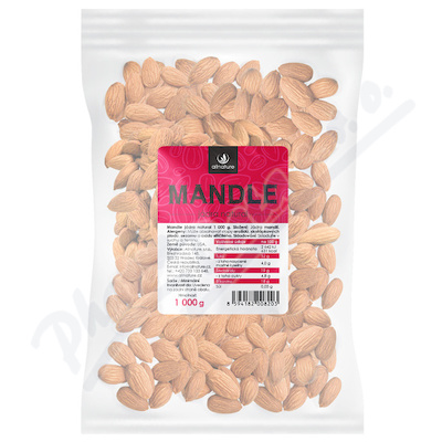 Allnature Mandle jdra natural 1000 g