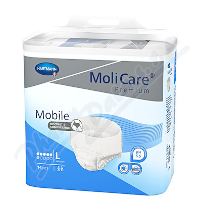 Inkont. kalh. MOLICARE MOBILE 6kapek Large 14ks