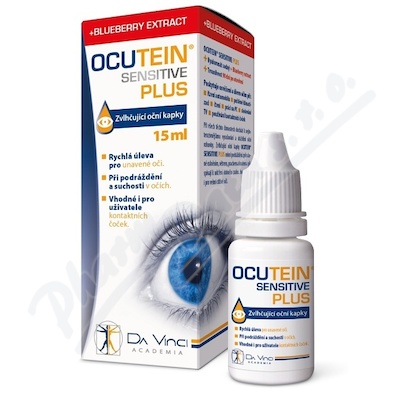 Ocutein SENSITIVE PLUS on kapky 15ml DaVinci