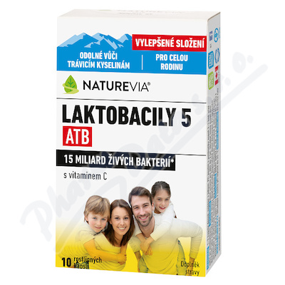 Swiss NatureVia Laktobacily 5 ATB cps.10