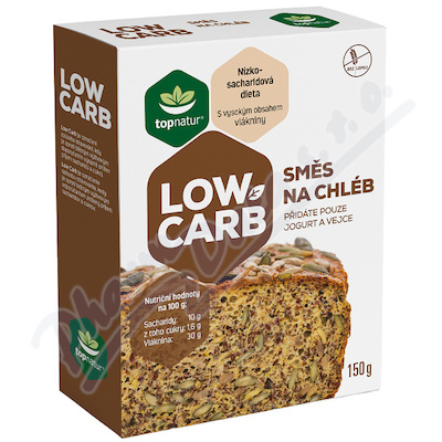 LOW CARB Sms na chlb 150g TOPNATUR