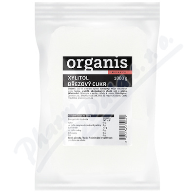 Organis Xylitol - bezov cukr 1000 g