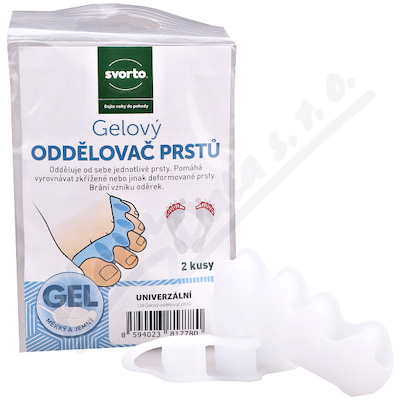 svorto 128 Gel. oddlova prst - vel.UNI 2ks