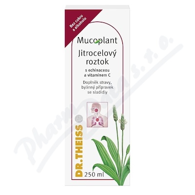 Mucoplant Jitrocelov roztok bez cukru 250ml