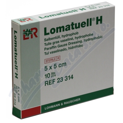 Tyl mastn Lomatuell H 5x5cm steriln 10ks