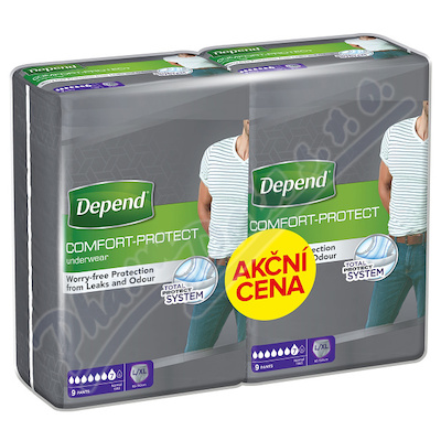 Depend Normal inkont.kalh.mui Duopack L-XL 2x9ks