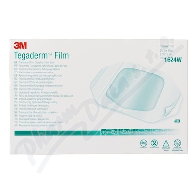 3M Tegaderm transp.pevaz.flie 6x7cm 1624W 100ks