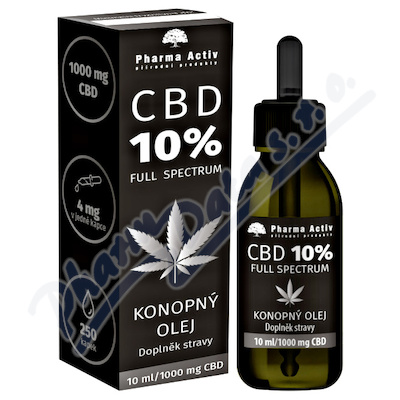 Konopn olej CBD 10% 1000mg 10ml