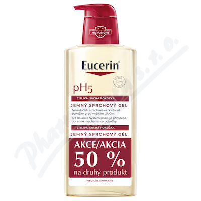 EUCERIN pH5 Sprchov gel 400ml 1+1