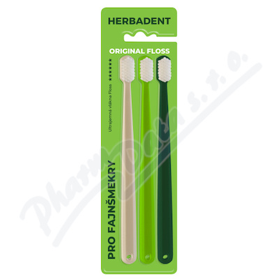 HERBADENT Original FLOSS zubn kartek 3ks