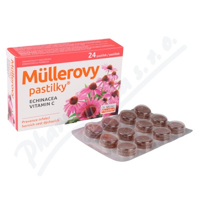 Mllerovy pastilky s echinaceou 24ks ZP