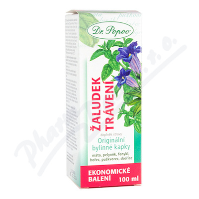 Dr.Popov Kapky bylinn aludek-Trven 100ml