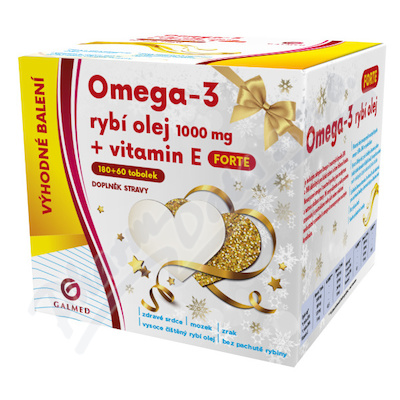 Omega-3 ryb olej forte tob.180+60 Galmed