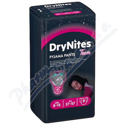 DryNites kalh.abs. pro dvky 8-15 let-27-57kg-9ks