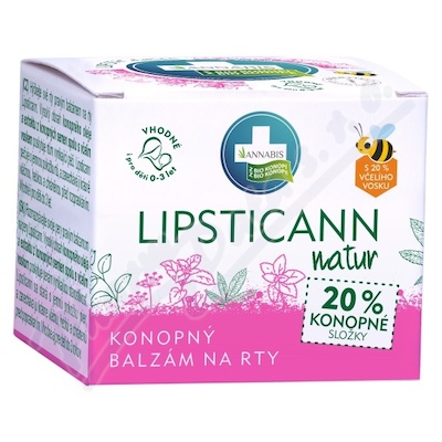 Annabis Lipsticann Natur konop.balzm na rty 15ml