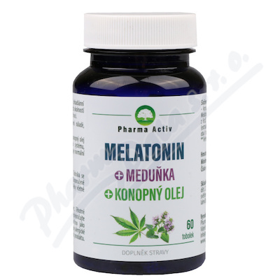 Melatonin Meduka Konopn olej tob.60