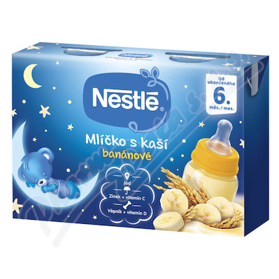 NESTL Mlko s ka bannov 2x200ml 6M+