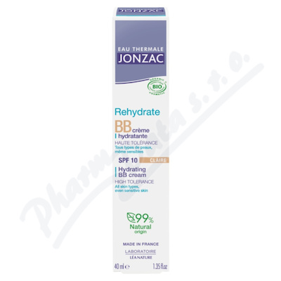 JONZAC REHYDRATE BB krm clair SPF10 BIO 40ml