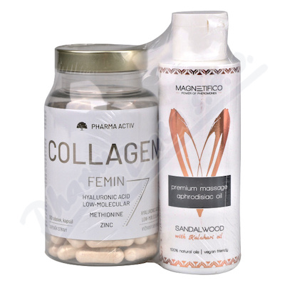 Collagen Femin tob.90+Mas olej Sandalwood 100ml