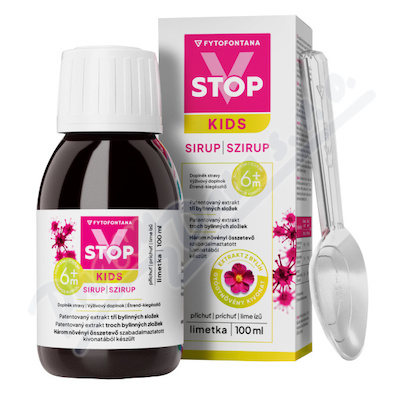 Fytofontana V-STOP sirup KIDS 6m+ limetka 100ml