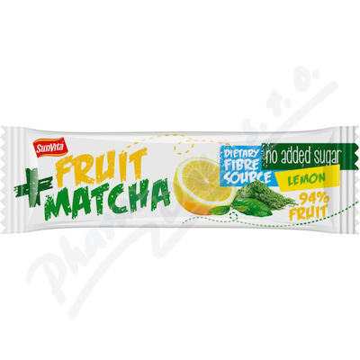 Sunvita Fruit+Matcha ovocn tyinka citron 30g