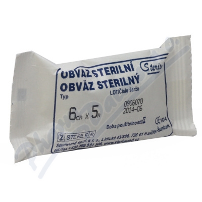 Obin.hydrofil.pleten ster.6cmx5m-1ks Steriwund